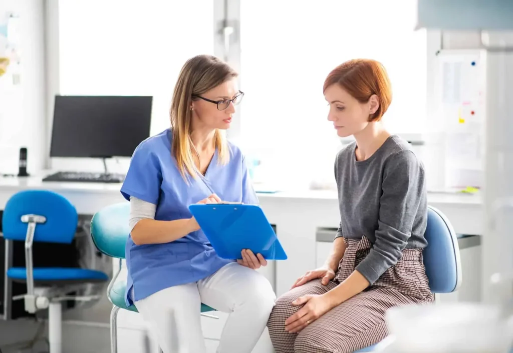 Patient recovering after Dental Implants In Kent with healthy healing gums