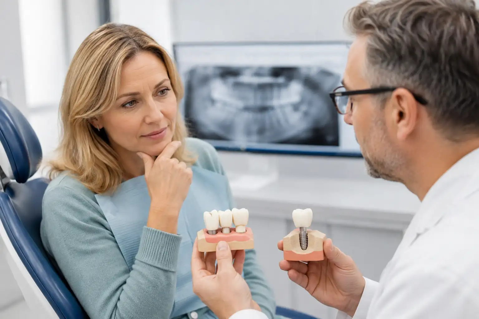Implant Bridge or Individual Dental Implants
